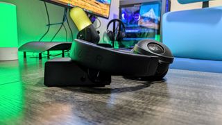 Image of the Razer Kraken V4 Pro wireless gaming headset.