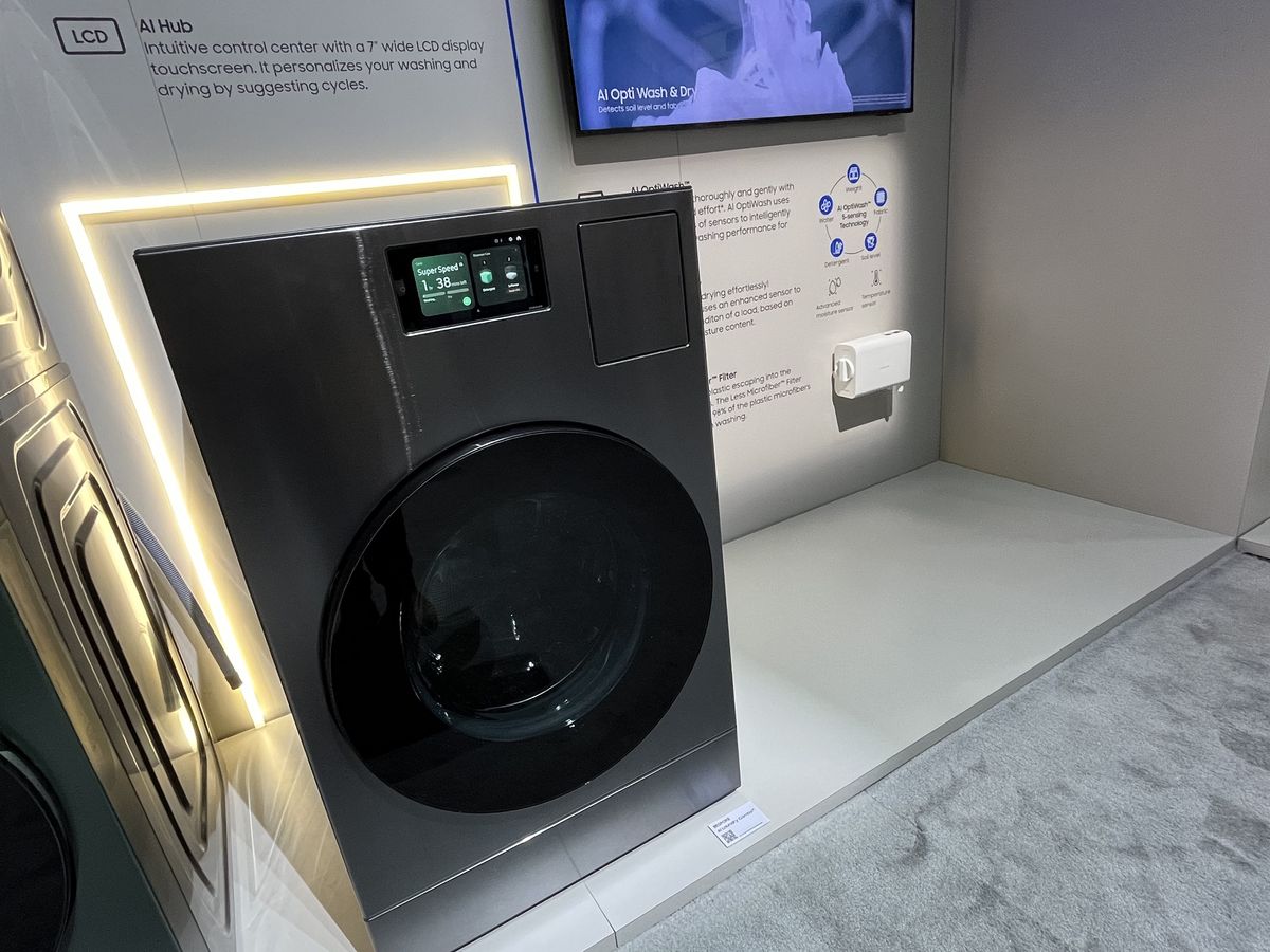 samsung washer dryer at ces 2024
