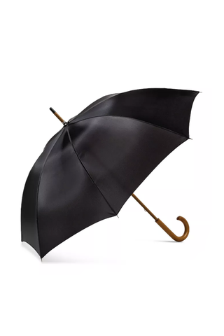 ShedRain Wood Stick Umbrella Black
