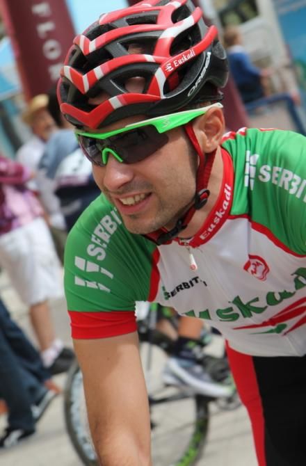 Miguel M&iacute;nguez (Euskadi) was one of the attackers today
