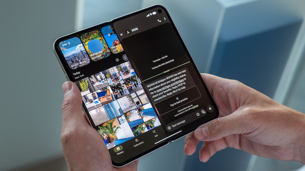 Multitasking on the Google Pixel 10 Pro Fold