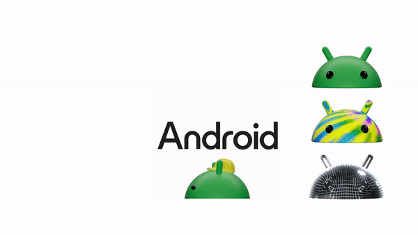 The redesigned Android logo.