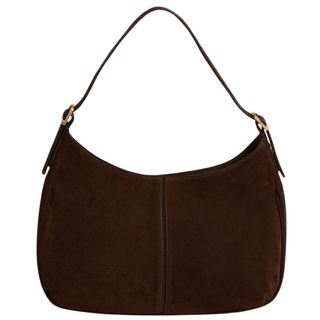 Rouje Large Ebony Bag in Suede