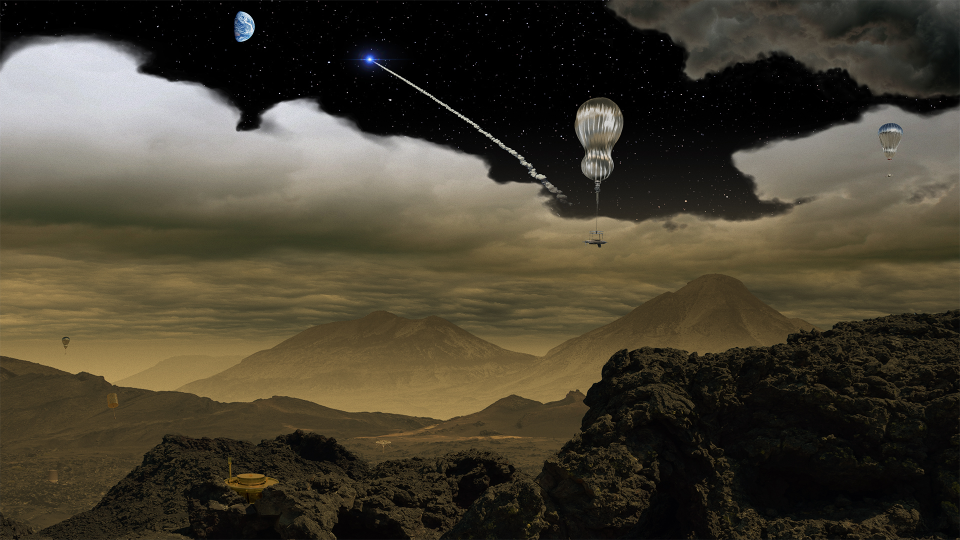 Exploring Venus may require exotic tech like balloons and 'aerobots'