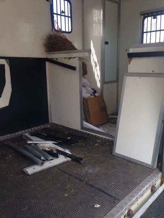 remains of box