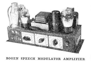 Change Your Voice 1939: Bogen SM6 Speech Modulator Amplifier