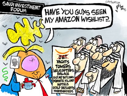 Political cartoon