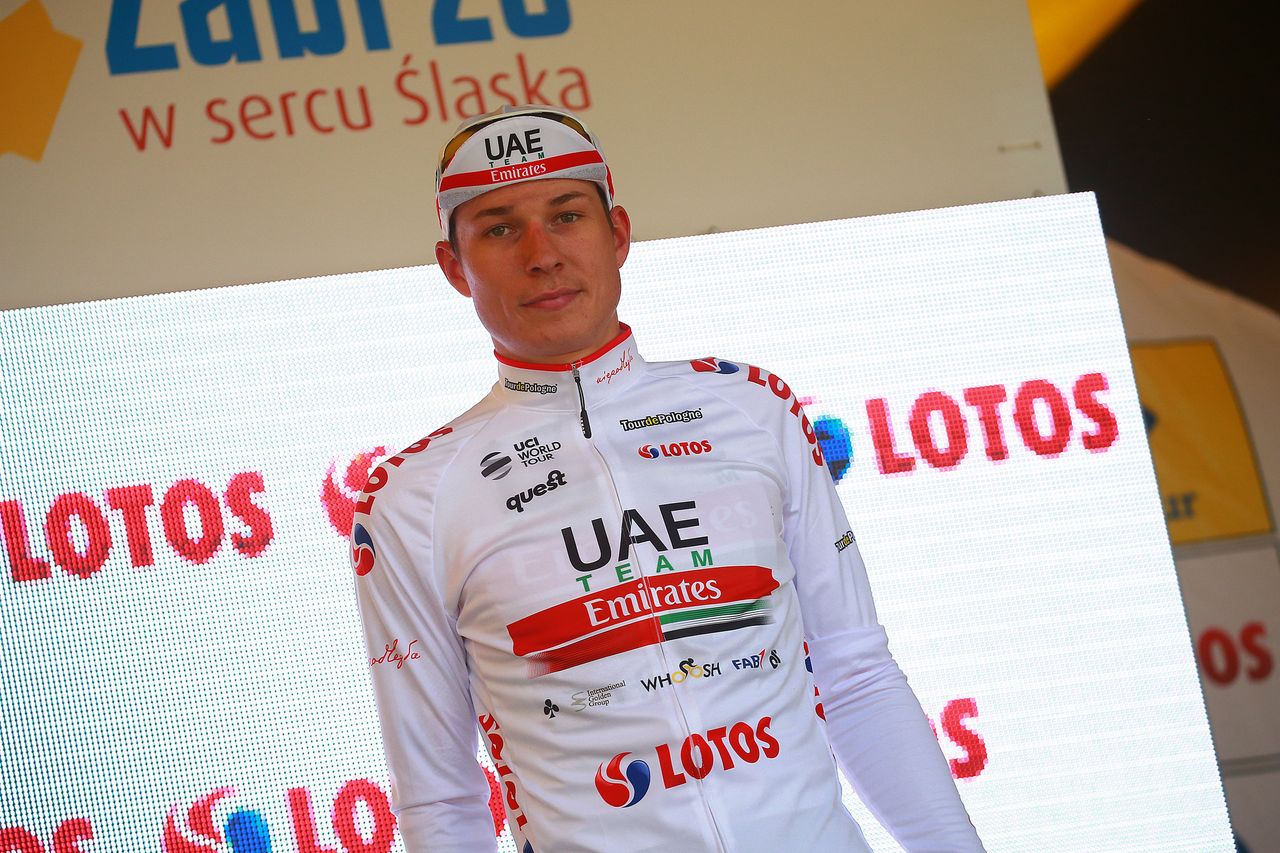 Jasper Philipsen of UAE Team Emirates leads the sprint classification after stage 2