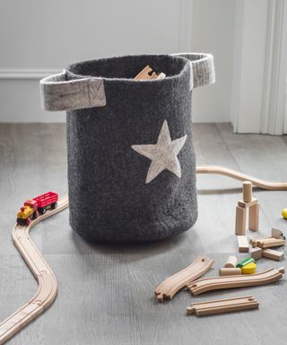 Toy storage ideas: Southwold Basket with Star by Garden Trading