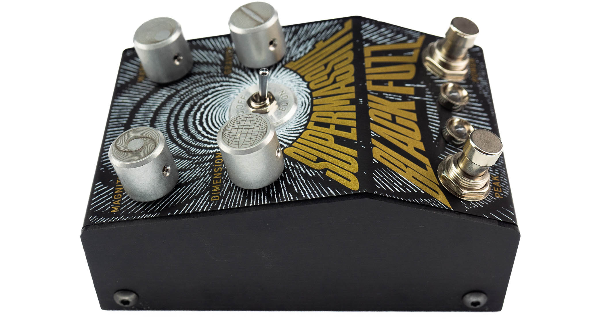 Manson Guitar Works Supermassive Black Fuzz: the first fuzz pedal from the British guitar brand is made in the UK with help from ThorpyFX, and captures Matt Bellamy of Muse's ferocious fuzz tones – ferocious, but voiced to work with a human vocal
