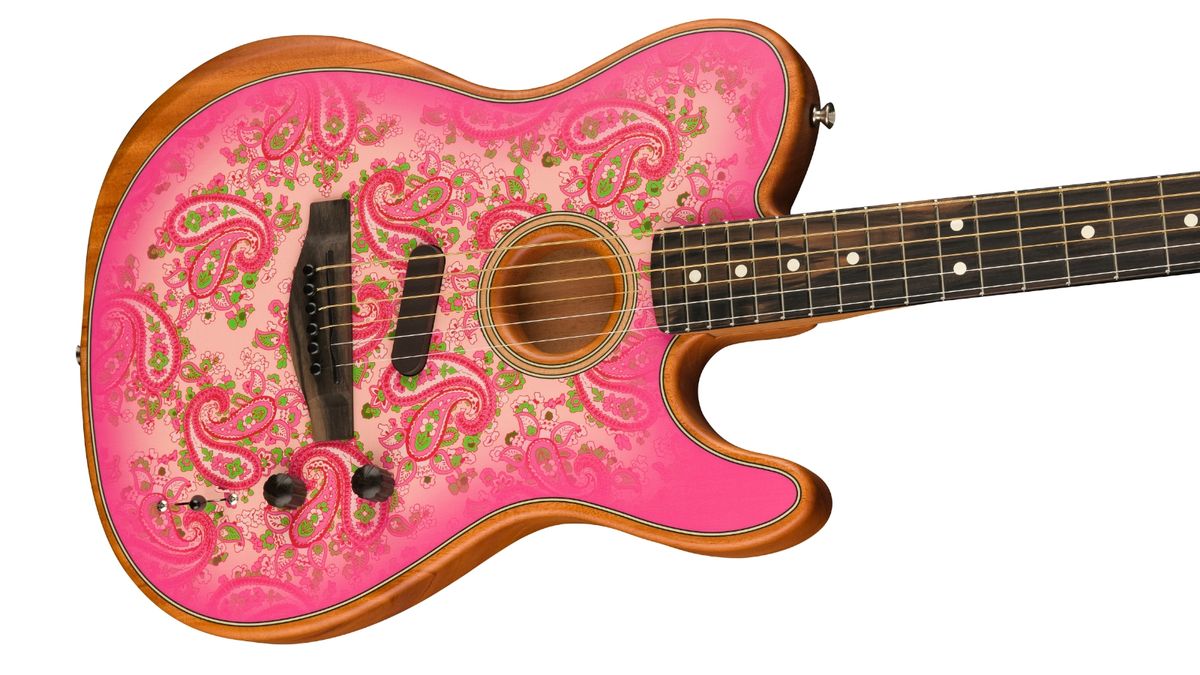 American Acoustasonic Telecaster Pink Paisley