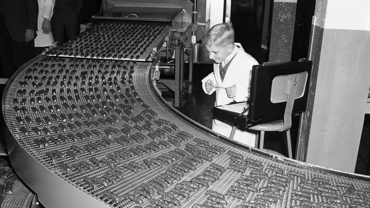 Archive imagery of the Candy Factory