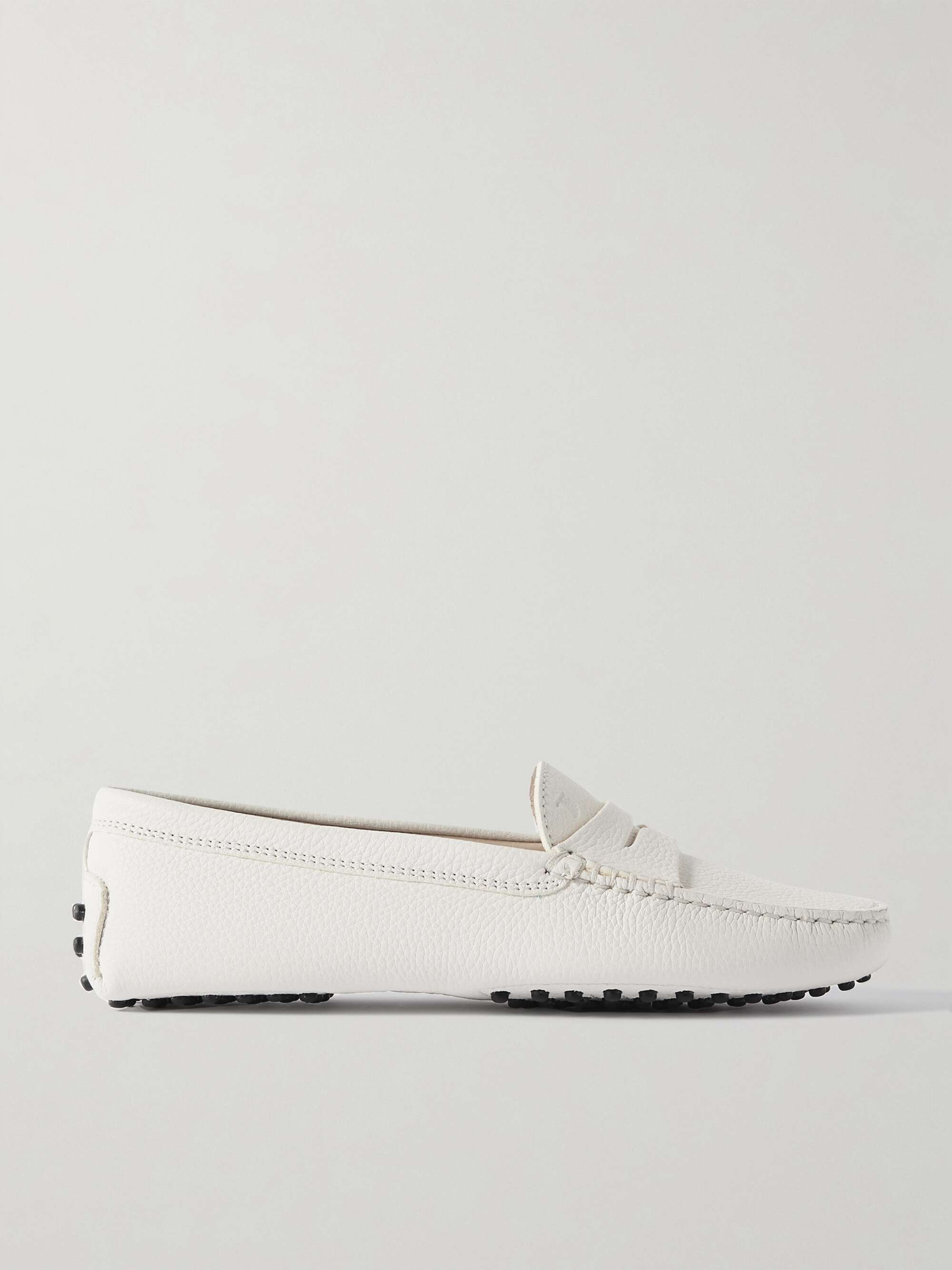 Gommino Textured-Leather Loafers