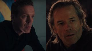 Damian Lewis in Billions and Guy Pearce in Mare of Easttown, pictured side by side.
