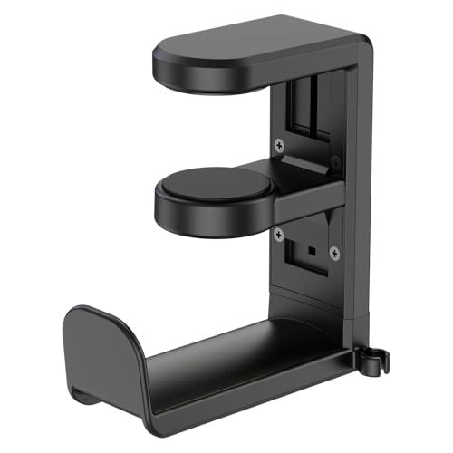 Rotating Clamp-on Headphone Hanger
