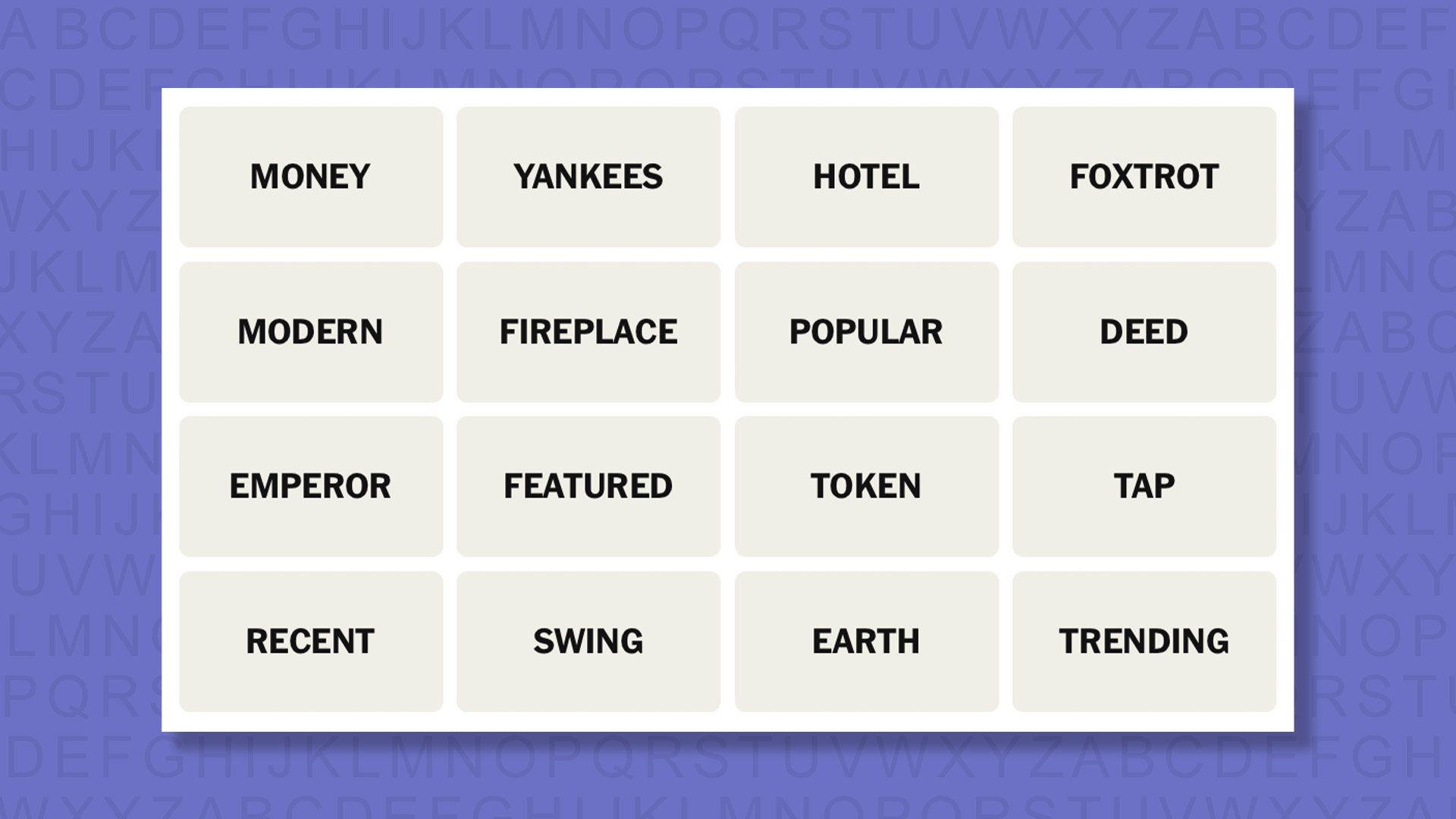 NYT Connections hints for game 1108 on a purple background