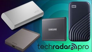 A TechRadar Pro best portable SSD banner