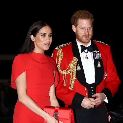 london, england march 07 prince harry, duke of sussex and meghan, duchess of sussex arrive to attend the mountbatten music festival at royal albert hall on march 7, 2020 in london, england photo by simon dawson wpa poolgetty images