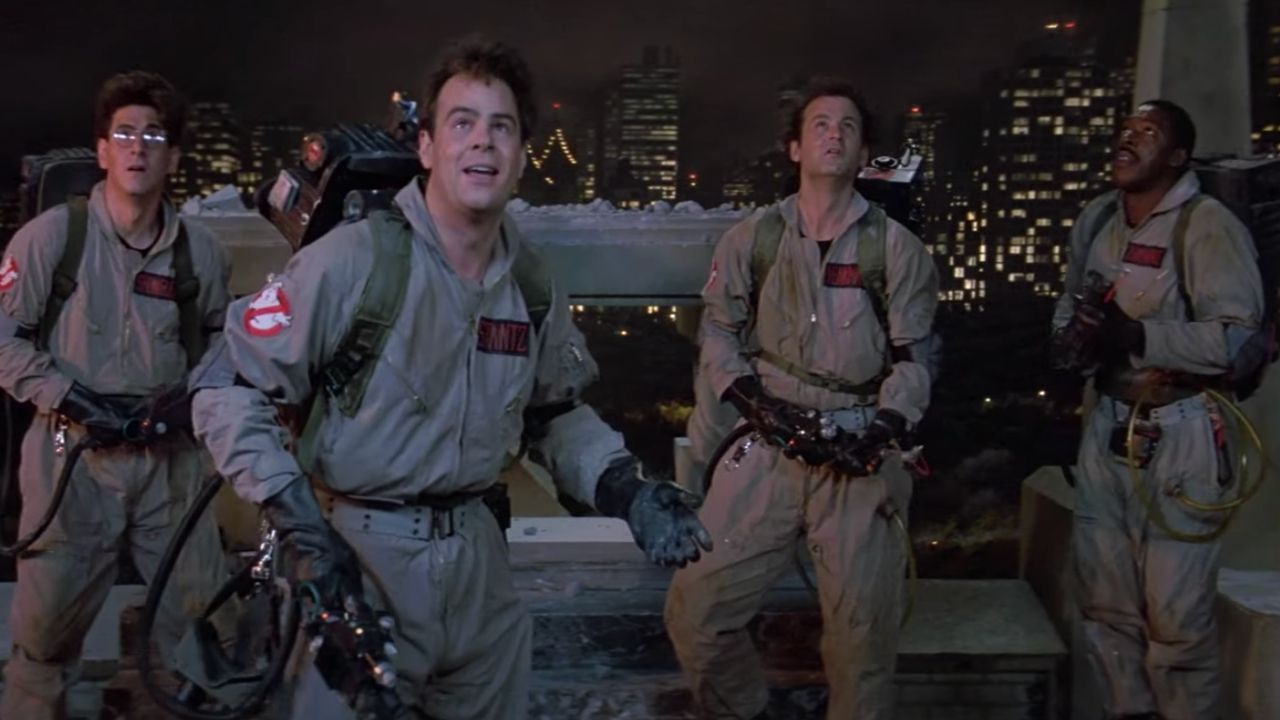 T-shirt Homme XL Ghostbusters Teefury - Motif Bill Murray/Dan Aykroyd, 100% Coton, Neuf