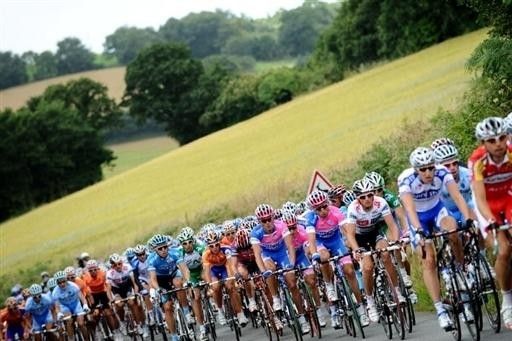 The new look Tour peloton
