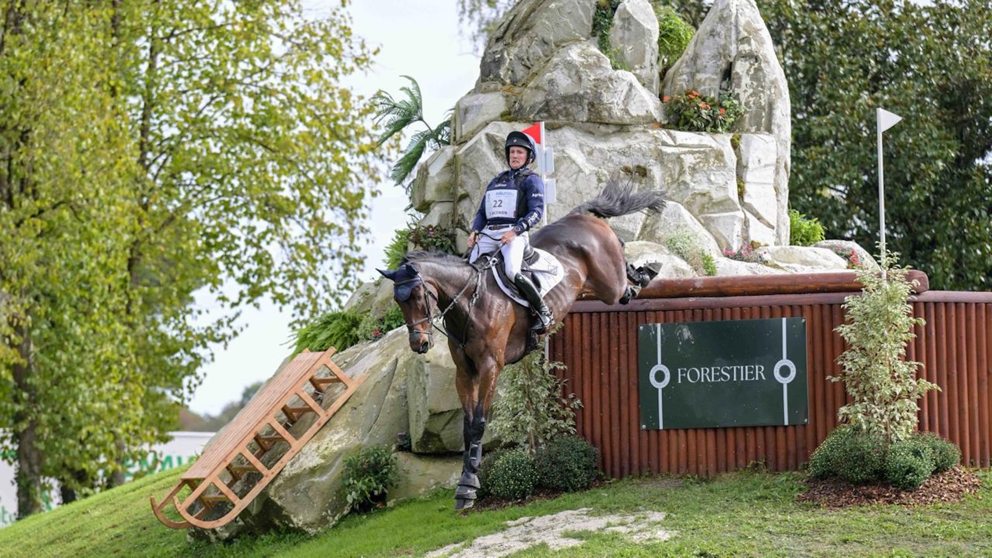 Tom McEwen and Quintus on Pau cross-country 2026