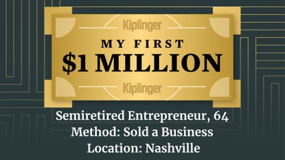 My First $1 Million logo for semiretired entrepreneur.