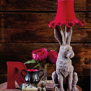 Abigail Ahern for Debenhams grey hare lamp