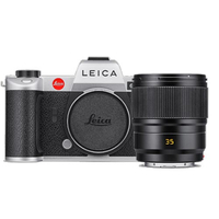 Leica SL2 (Silver) + Summicron-SL 35mm f/2 | Was $7,895 | Now $6,395SAVE $1,500