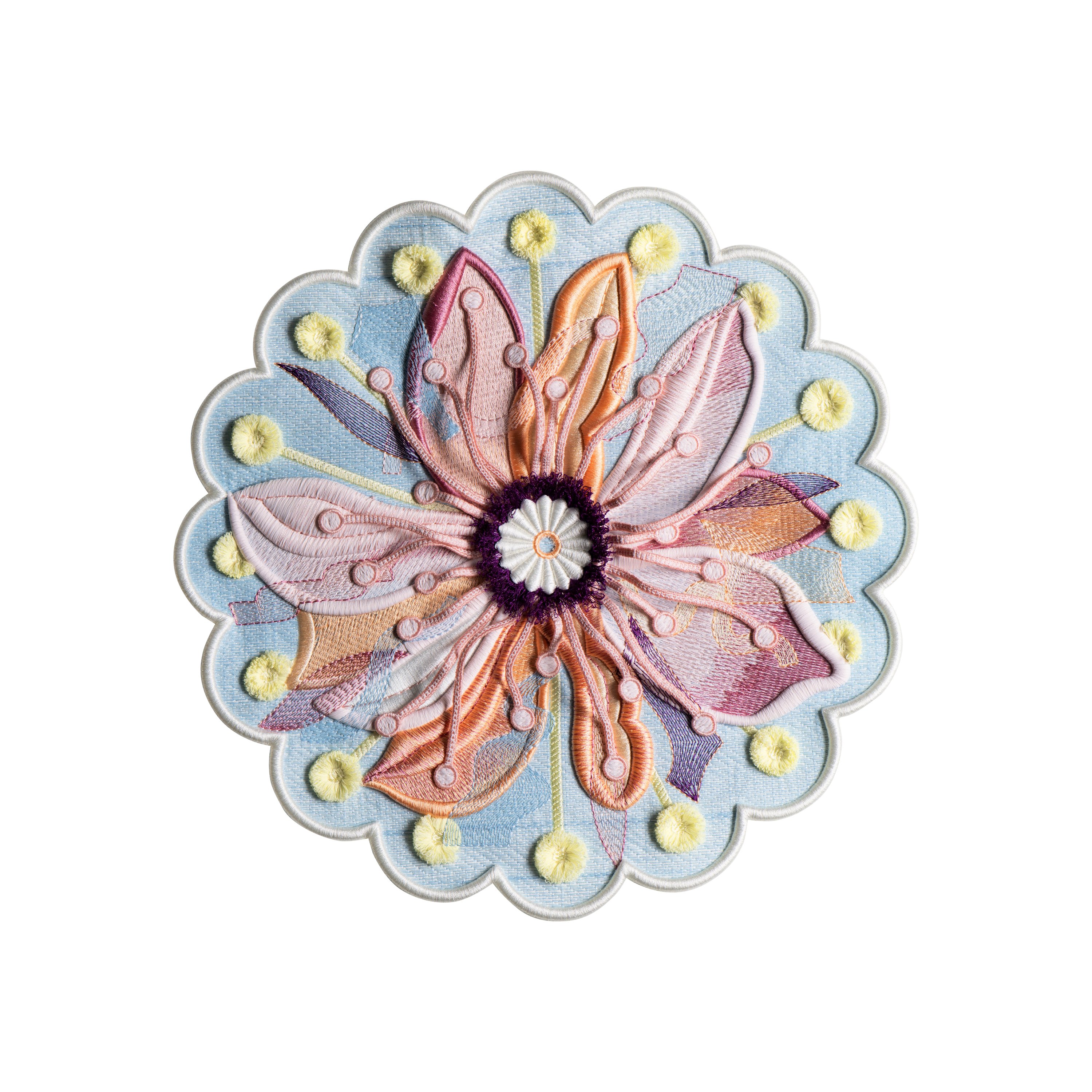 Hvass and Hannibal artwork embroidered by Range Rover