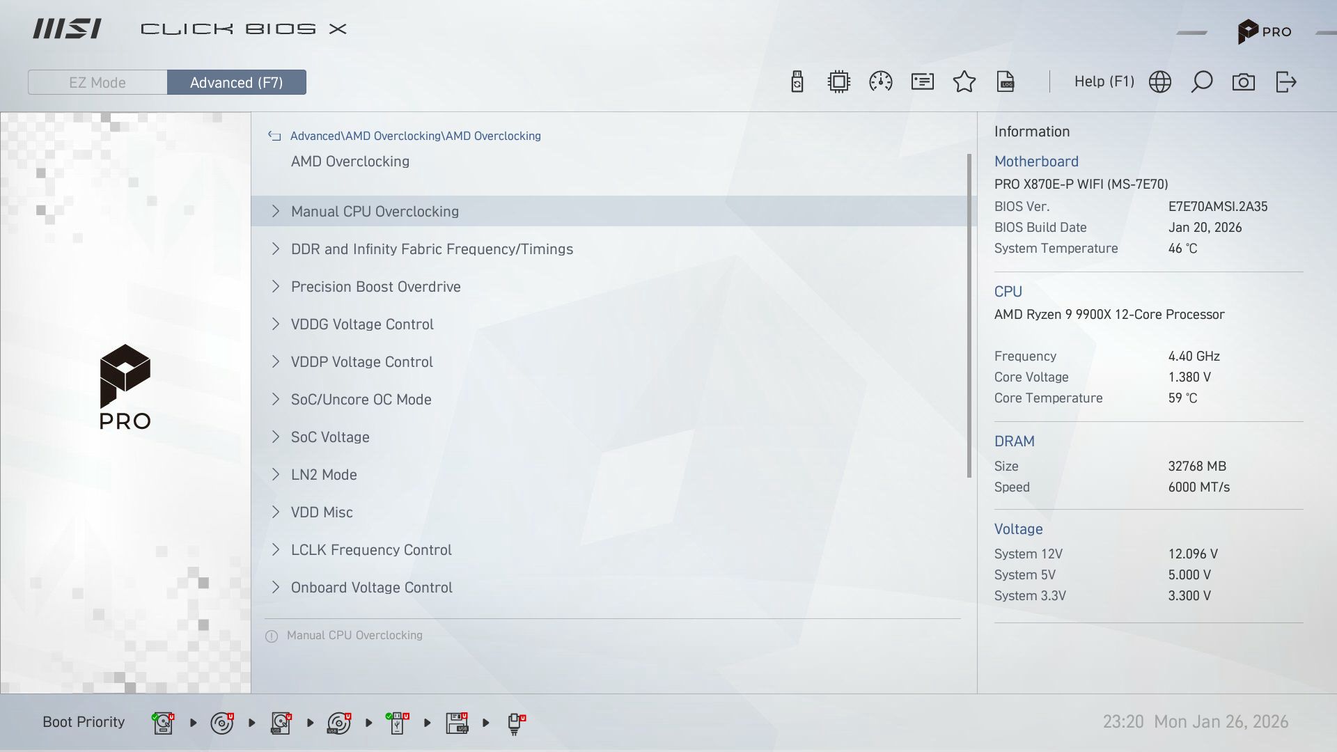 MSI Pro X870E-P Wifi