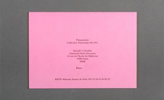 printed pink paper