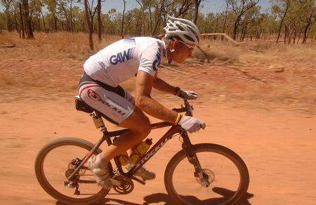 Race leader Urs Huber.