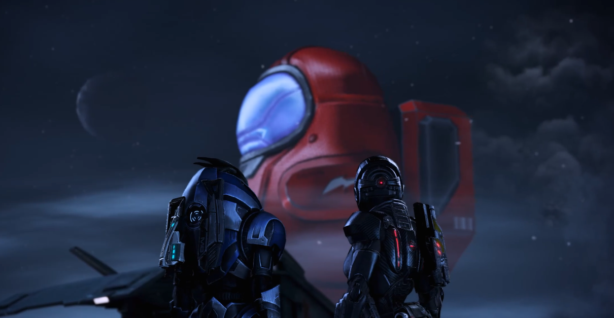 Among Us imposters but in Mass Effect.