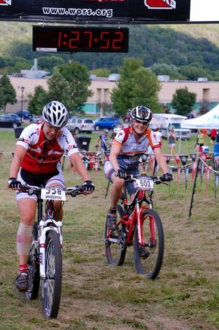 Diana Mc Fadden (Trek Co-op / Ski Hut) and Lisa Krayer (Adventure 212/Specialized) were 3rd and 4th today.