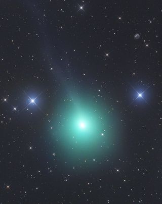 Astrophotographer Gerald Rhemann captured this view of the bright-green Comet 2018/Y1 Iwamoto, which swung by the sun in February 2019. See more beautiful images of the comet in this photo gallery. 