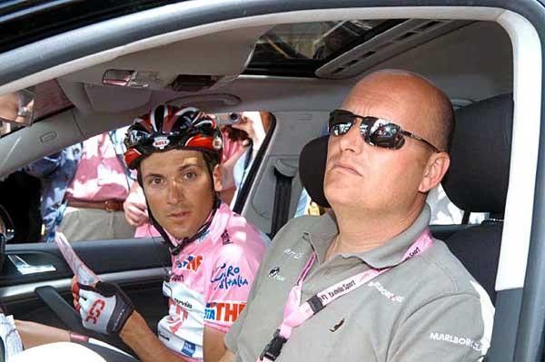 Bjarne Riis and his charge