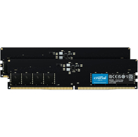 Crucial RAM 64GB Kit (2x32GB) DDR5 4800MHz CL40 Desktop Memory:  $415.69