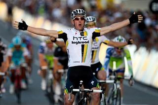 Matt Goss (HTC - Highroad) is ecstatic about his victory in the Cancer Council Classic.
