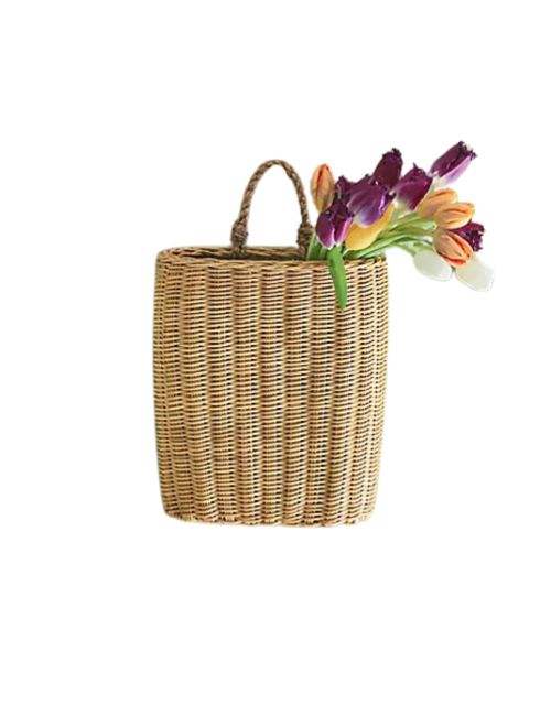Hanging Wicker Wall Basket