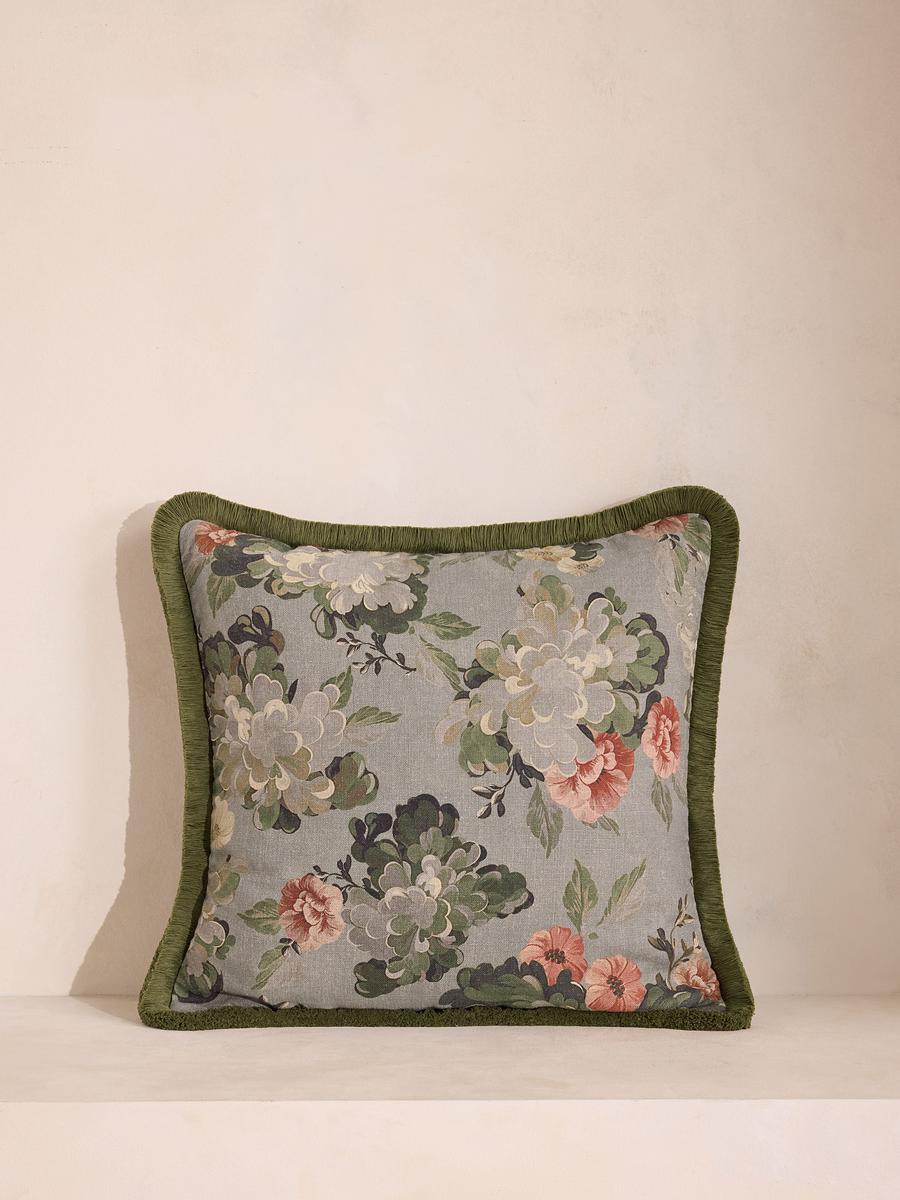 Skylar Square Cushion, Blue