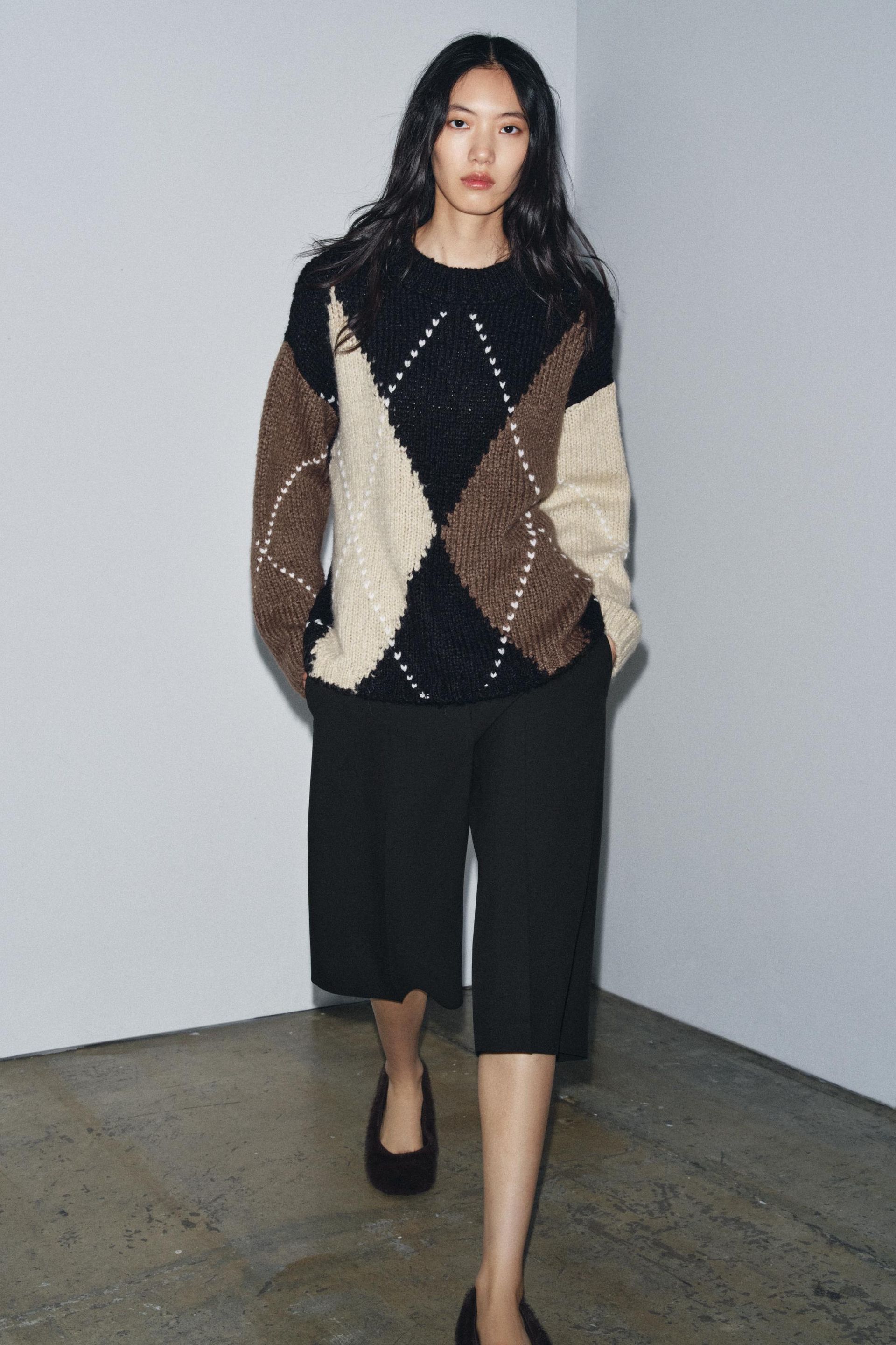 Diamond Knit Jumper