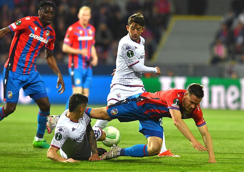 Viktoria Plzen took on Fiorentina