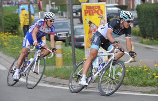 Cancellara and Chavanel, Tour of Flanders 2011