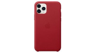 Best case for the iPhone 11 - red Apple leather case