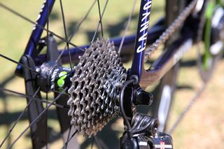 Movistar's Canyon rear triangle