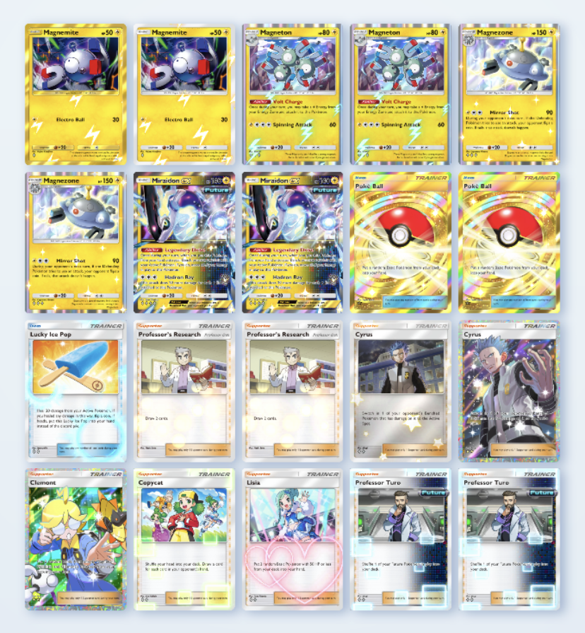 Miraidon ex deck build in Pokemon TCGP