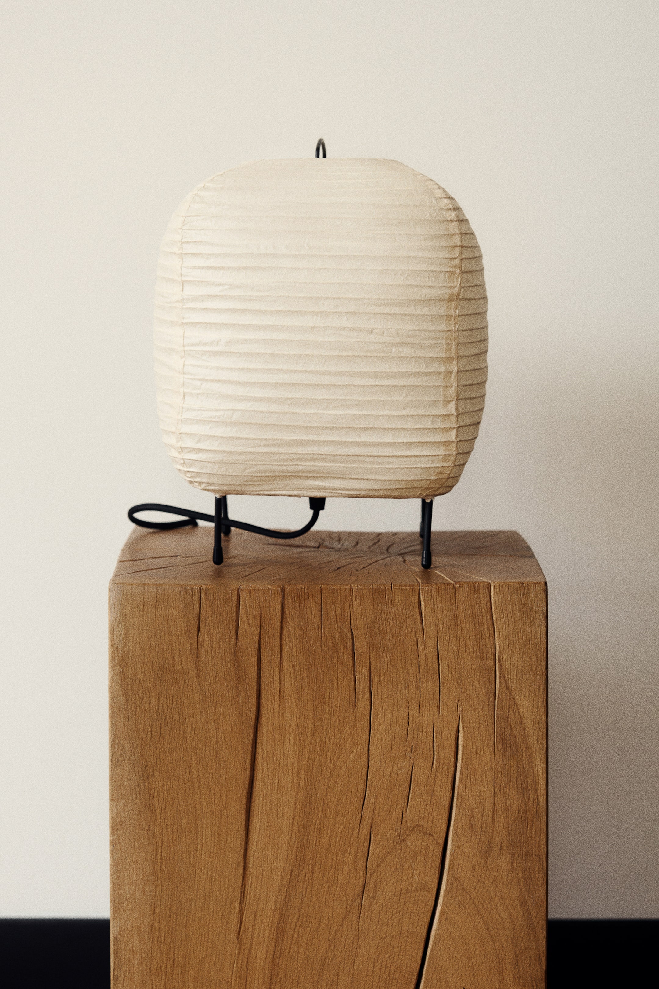 Lampada Da Tavolo in Carta Di Riso