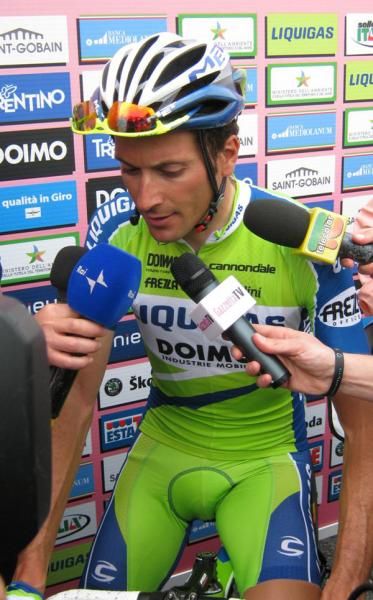 The media grilled Ivan Basso (Liquigas-Doimo) about what will happen in the final two mountain stages