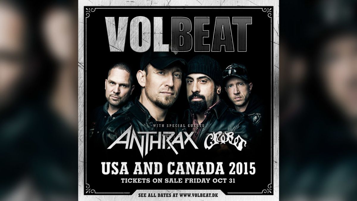 Volbeat tour with Anthrax Louder