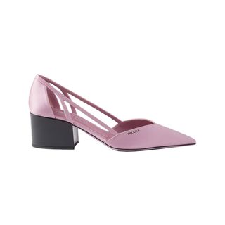 Prada, Satin Cut-Out Pumps